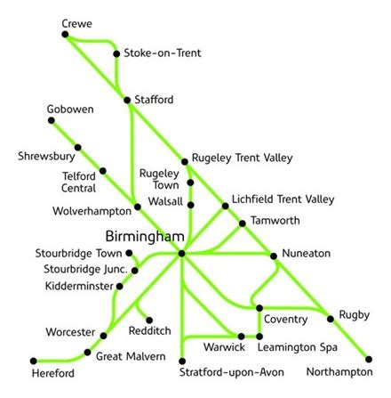 west midlands train tickets